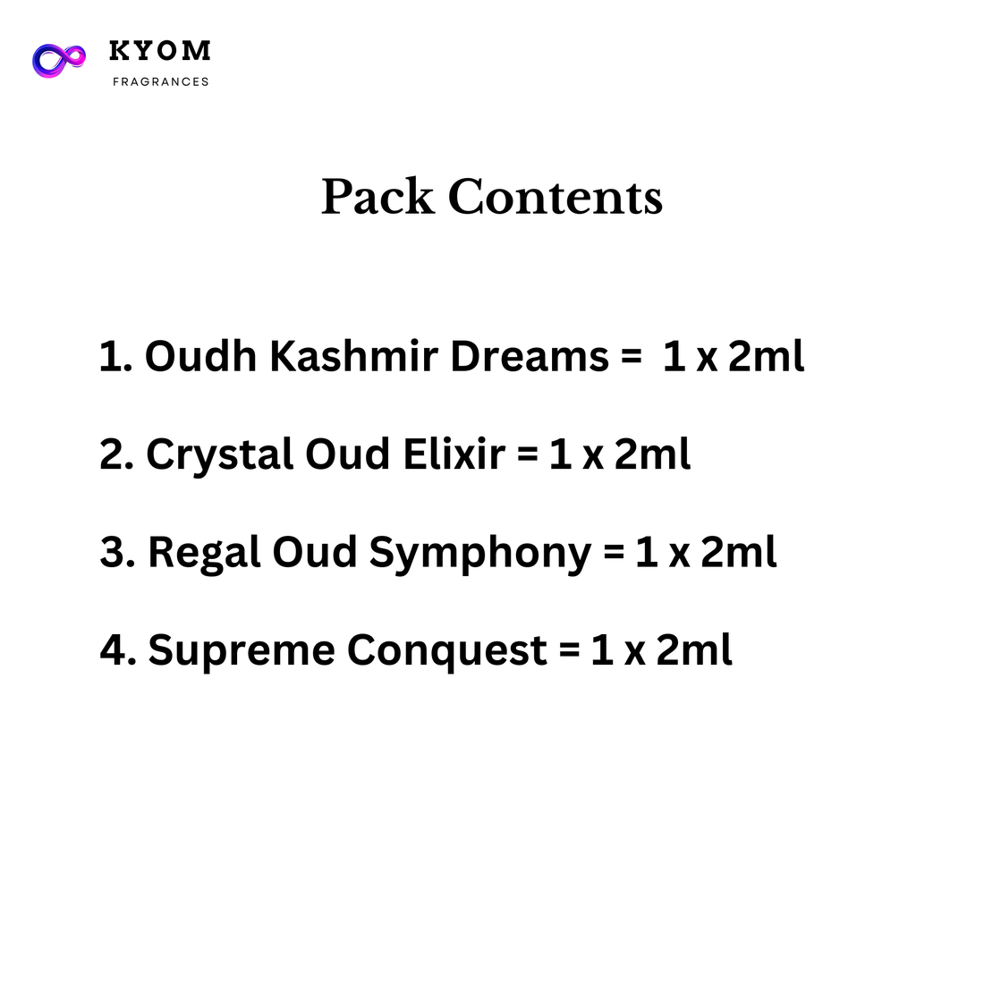 4-Sample Pack For HIM