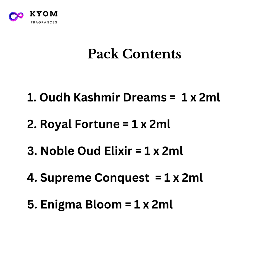 5-Sample Pack BESTSELLER